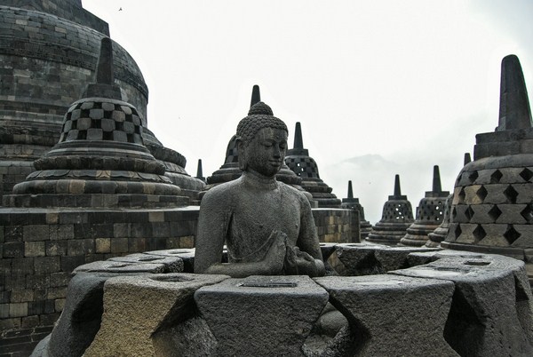 photo stupa borobudur indonésie