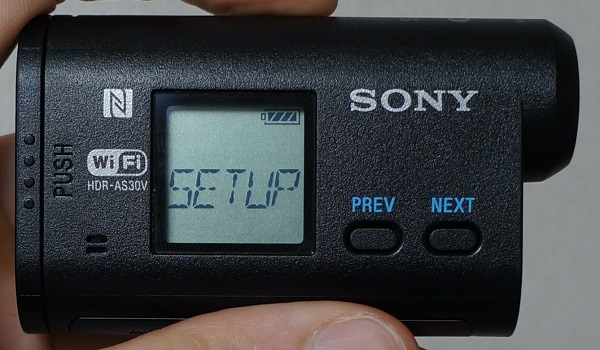 Test Sony action cam HDR AS30V 