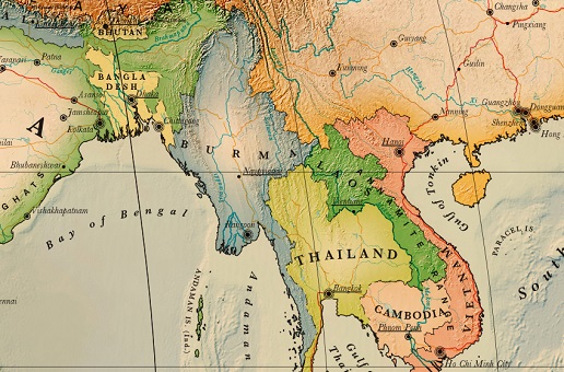 carte birmanie détaillée