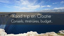 road trip croatie