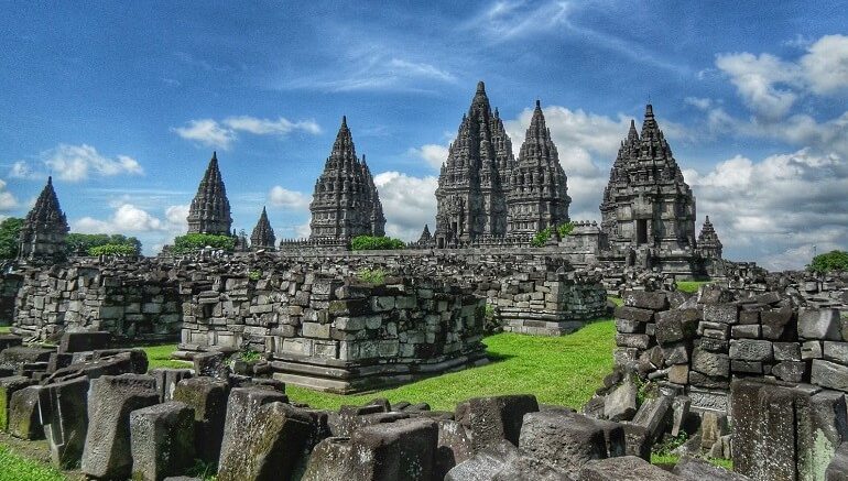 Temple de Prambanan indonesie