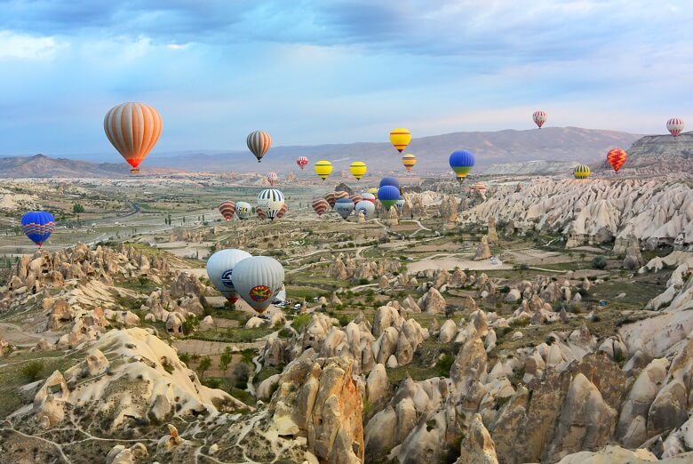 cappadoce turquie montgolfière