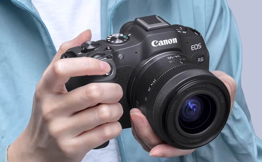 meilleur objectif canon eos r8