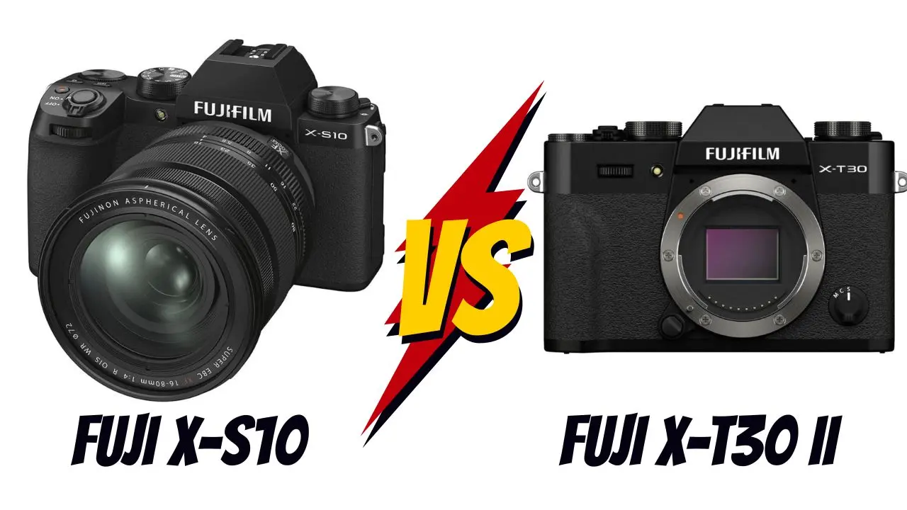 fuji x-s10 VS fuji x-t30 II