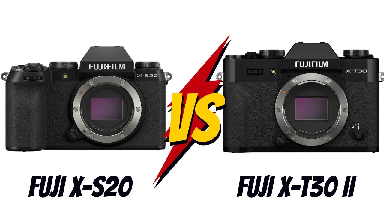fuji x-s20 vs fuji x-t30 II