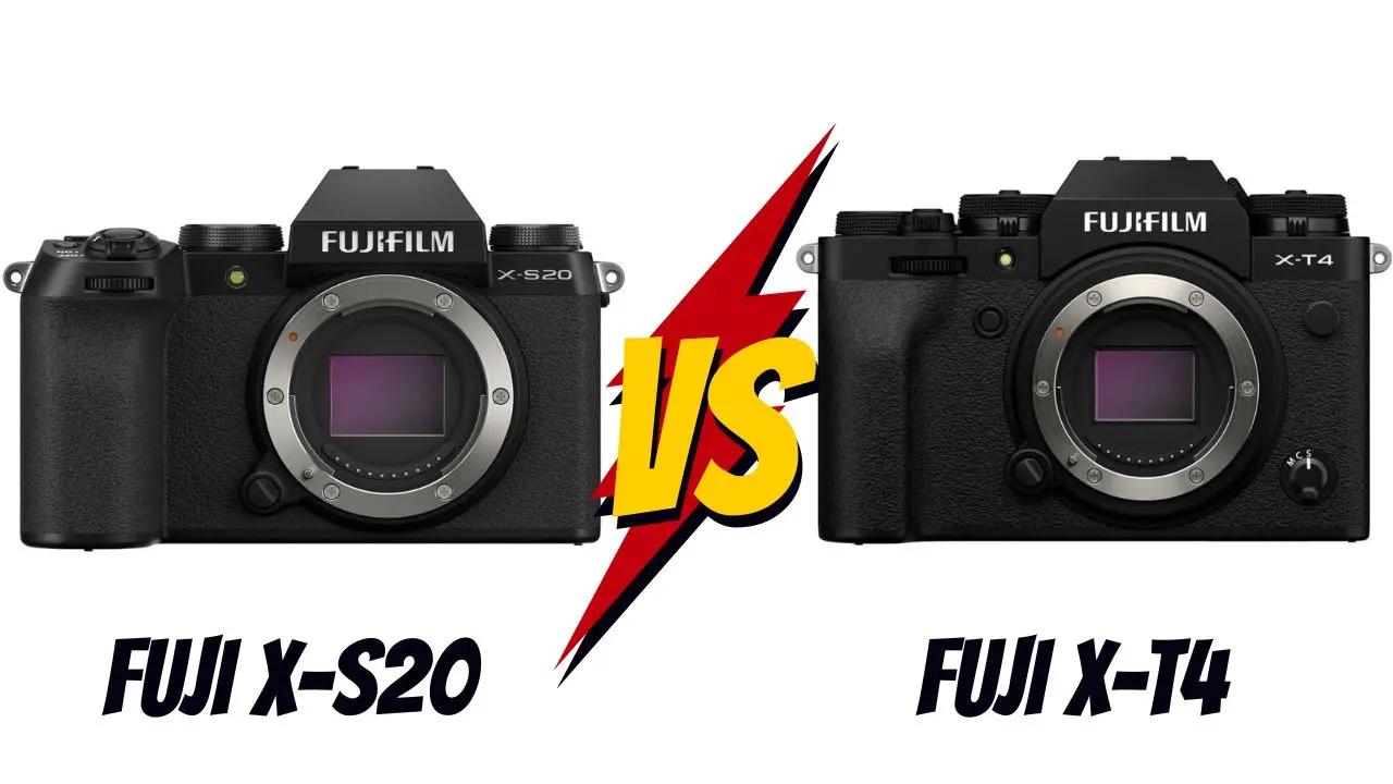 fuji x-s20 vs fuji x-t4
