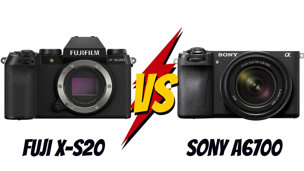 fuji x-s20 vs sony a6700
