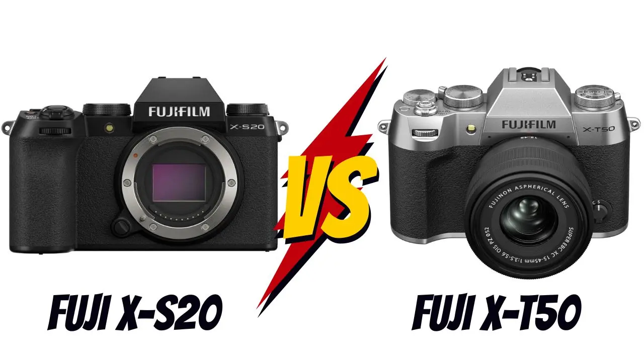 fujifilm x-s20 vs fujifilm x-t50