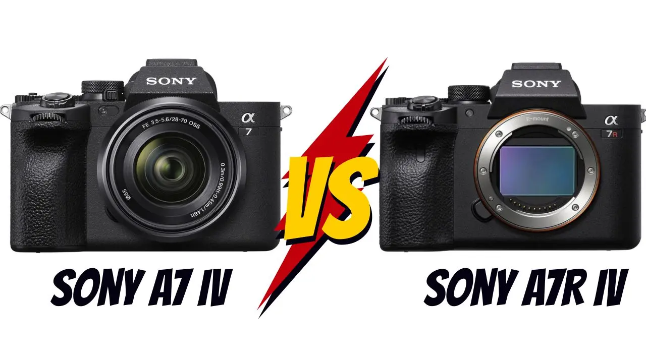 Sony A7 IV vs Sony A7R IV lequel choisir